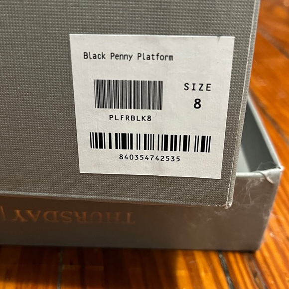 Thursday Boot Company Platform Penny Loafers - 8 - Picture 3 of 4